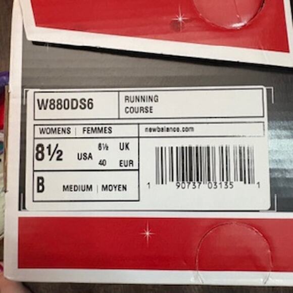 RunDisney 2017 Mad Tea Party Womens 8.5 New Balance 880V6 NIB Running Shoes - Picture 7 of 9